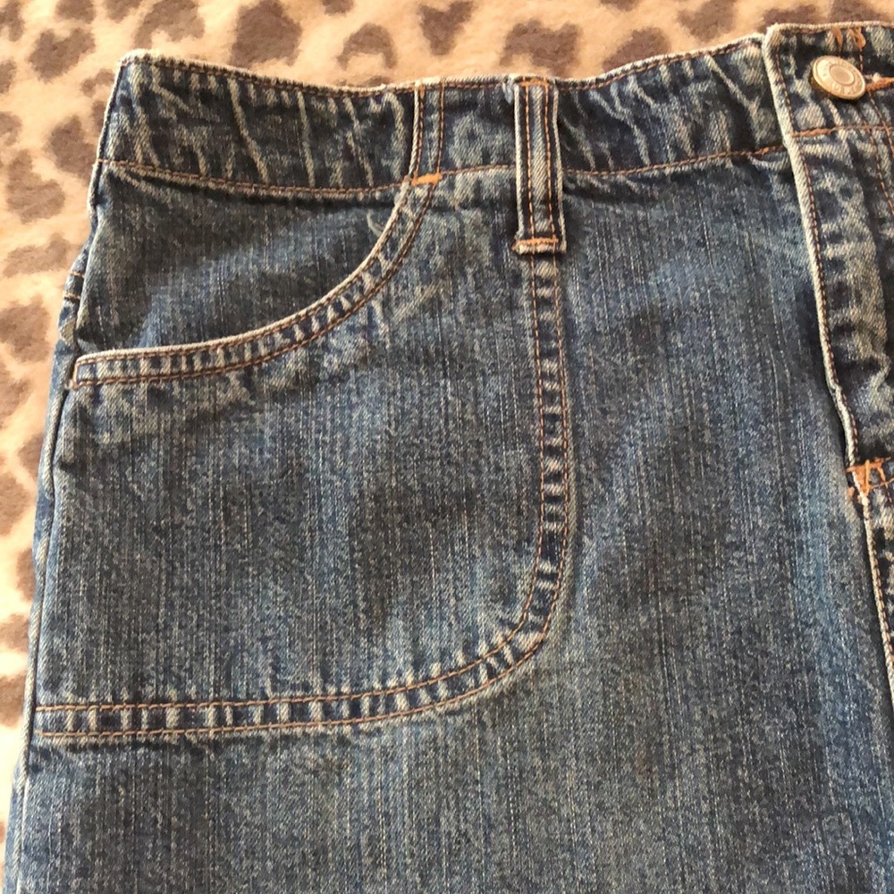 2003 Y2K  Old Navy Blue Denim Jean Skirt Size 4 Women’s - Picture 4 of 11